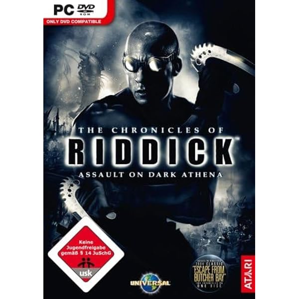 Jeu PC Riddick Escape From Butcher Bay - Developer Cut FPS/Infiltration - Version FR - État Correct