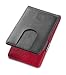 Produktbild TROIKA KREDITKARTENETUI RED PEPPER - CCC32/LE - Kartenetui mit Außenfach - Leder/PU - Geldscheinklammer aus Metall - schwarz/rot - das Original von TROIKA