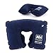 Produktbild Ultra Weich Leicht Schlafsack Comfort aufblasbares Flugzeug Kissen U-Form Tragbare Neck Support Air Kissen für Autos, Busse, Züge, Zuhause oder Büro