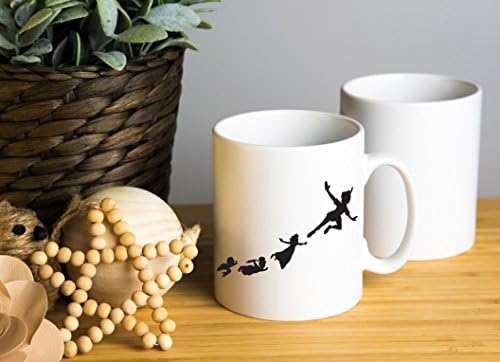Peter Pan Mug High quality Satin Coated Mug Ideal as tea mug, coffee mug, tea cup, coffee cup, hot chocolate cup, hot chocolate mug. Great gift for birthdays, Christmas, Anniversary etc.