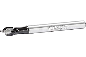 MOLLOM 9,5mm (3/8") Forstner Trapano per Lavorazione del Legno Precisa con Duro Carburo YG8 Spessore di 1,6mm, Questo Attrezzo Tagliacerniere è Ideale per Legno Duro, Plastica, Compensato