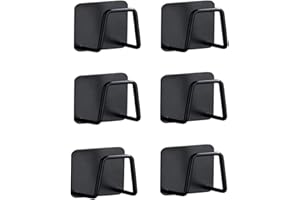 FUNNGY Porta Spugna Cucina,6 PCS Portas Spugnetta Adesiva in Acciaio Inossidabile Multifunzione Portaspugne per Lavello Cucina Portautensili e Porta Coperchi Design Moderno e Resistente
