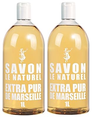 Savon Le Naturel - Extra Pur de Marseille Recharge Universelle - 1 L - Lot 2