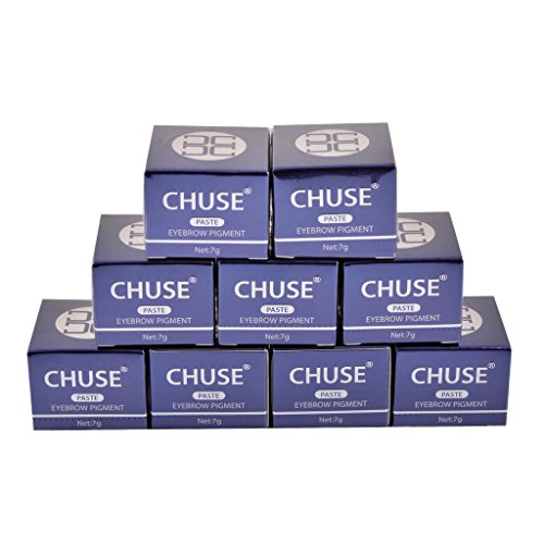 CHUSE M264 Paste Augenbrauen Pigment für Microblading Permanent Make-up Micro Pigment Kosmetische Farbe Braun Kaffee, bestanden DermaTest - 6