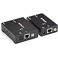 StarTech.com HDMI over CAT5/CAT6 Ethernet Extender with HDBaseT - 4K@115ft, 1080p@230ft - HDMI Video Transmitter and Receiver Kit w/POC (ST121HDBTE),Black