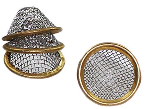 budawi® - Spoon Screen 12mm Einlegesiebe für Wasserpfeifen Einhängesiebe, Glasbong (4 Stück)