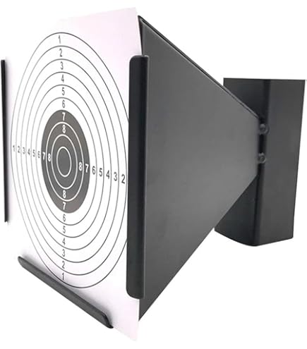 Porta Bersaglio In Metallo 14x14cm Per Tiro A Segno | Raccogli Proiettili Per Airsoft E BB Gun | Leggero E Portatile - Foto 6