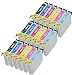 Produktbild Ink Maxx Bündel von 18 Tintenpatronen Epson T0797 XL für Stylus Photo 1400 1500 W P 50 PX 650 700 710 Serie W 730 WD 800 FW Series 810 830 FWD 720 WD 820 T0791 T0792 T0793 T0794 T0795 T0796