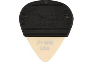 Fender® »MOJO GRIP PICKS - 3 PACK - DURA-TONE DELRIN 351 - .71MM« Lot de 3 Médiators pour guitare - Épaisseur: .71mm - Couleur: Olympic White