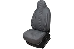 BREMER SITZBEZÜGE Wymiary pokrowców na siedzenia kompatybilne z kierowcą przyczepy kempingowej i pasażerem FB: PL409 (szary)