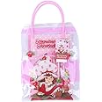 MINISO Strawberry Shortcake Collection Stationery Set (A5 Stitch-bound Book 40 Sheets, Pencil, Gel Penx2, Eraser, Sharpener, Paper Clipx15)