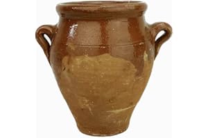 ARTIGIANATO VULCANO Tanjia marocchina da marrakech, artigianato marocchino fatto a mano cm 14 * 10*h12 circa.