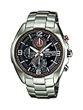 Casio Herren-Armbanduhr XL Edifice Analog Quarz Edelstahl EFR-529D-1A9VUEF