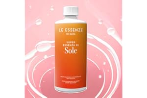 Le Essenze di Elda Wäscheparfüm | Frisch & Zart, Sonnenduft | 500ml, Hochkonzentriert | Bis zu 100 WL | Weichspüler Zugabe oder Ersatz | 14 Verschiedene Düfte | Sole