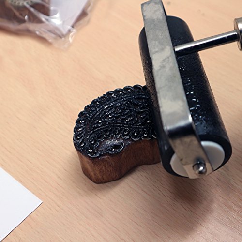 150mm langlebiger Gummi Roller Linol Blockdruck Gummiwalze Tinte Malen von Kurtzy TM - 5