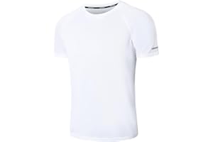 ZENGVEE Camiseta Deporte Hombre, Camisetas Manga Corta Hombre, Secado Rápido Respirable para Running Gimnasio
