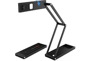 VIISAN, Cámara de documentos portátil USB de doble modo de 13 MP, 4K, cámara web con lente AF, micrófono integrado y LED, diseño multiarticulado, para enseñanza y aprendizaje a distancia