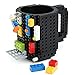 Produktbild Building Brick Mug DIY Brick Tasse Building Blocks Kaffeetasse Puzzle Becher(Schwarz)