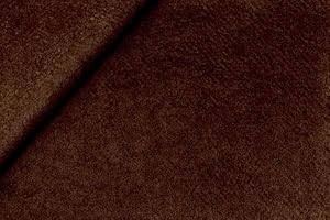 LE ANTICHE MERCERIE PANNOLENCI a Tinta Unita, Vendita al Mezzo Metro, 1 quantità = 50 CM, Vari Colori, Altezza 180 cm (Marrone 538)