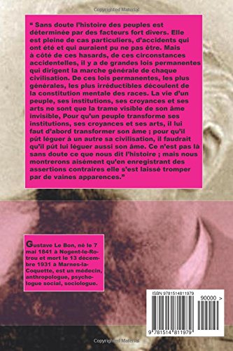 Book's Cover of Lois psychologiques de l’évolution des peuples