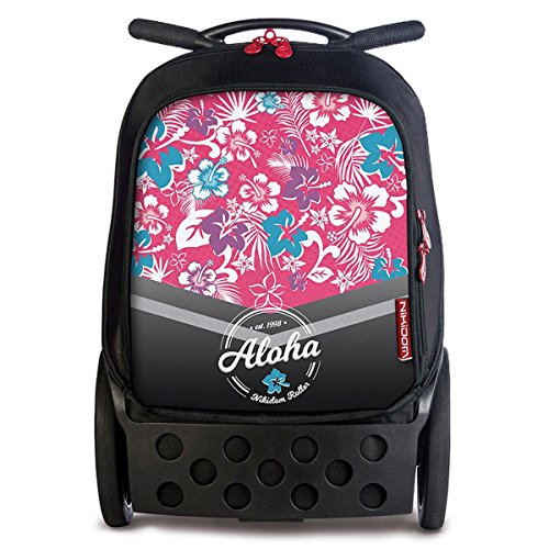 Mochila Escolar NIKIDOM Roller XL Aloha, 48 cm. Con Carro