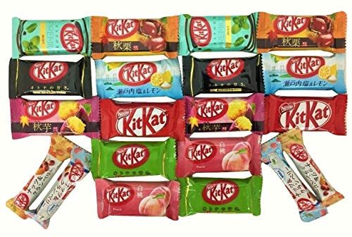 20 japanische Kit Kat  10 verschiedene Geschmacksrichtungen  Schokoladen-Geschenkbox