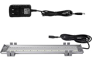 M&M CAGE COMPANY HappyBird Lighting Company - Bird Cage Light for songbirds - Full Spectrum LED Pet Lamp - Simulates Natural Environment (25 cm Songbird Light)