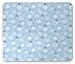 Produktbild SHAQ Winter Mouse Pad Mauspads, Cold Weather in Winter New Year`s Eve Traditional Holiday Christmas Stars, Standard Size Rectangle Non-Slip Rubber Mousepad, Baby Blue Grey White