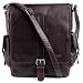 Produktbild FEYNSINN Messenger Bag ASHTON - Herren Umhängetasche XL groß Ledertasche 13 Zoll Laptop - Kuriertasche Herrentasche echt Leder braun