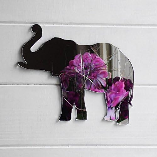 Suave Petal Lucky Elephant Trunk Up Acrylic Mirror - 30cm x 24.5cm