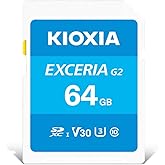 KIOXIA EXCERIA PLUS G2 64GB microSDXC Hafıza Kartı, UHS-I U3 V30, 100MB/s Okuma Hızı, 4K Video Kayıt Desteği