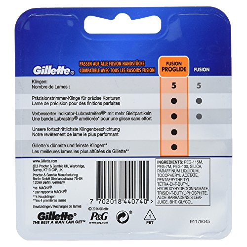 Gillette Fusion ProGlide Rasierklingen für Männer, 8 Stück - 2