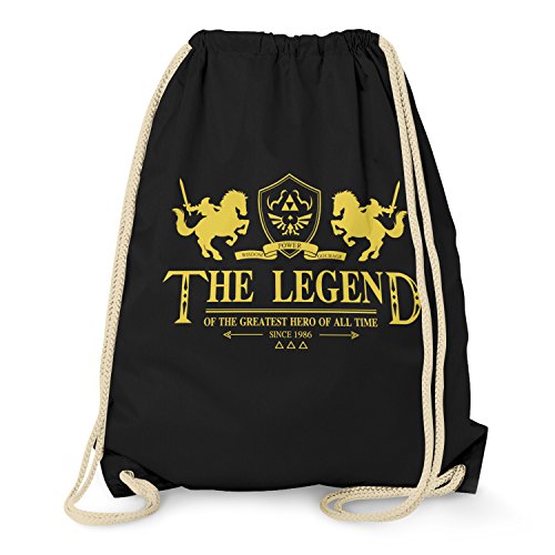 Preisvergleich Produktbild TEXLAB - The Legend - Turnbeutel, schwarz