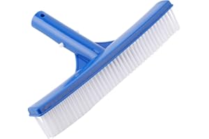 SMANDY Pool Brushes, 10in Plastic Brush Head for Cleaning Dirt Moss of Swimming Pool, Pond, Spa, Hot Spring, Tubs, Walls, Tile, Floors