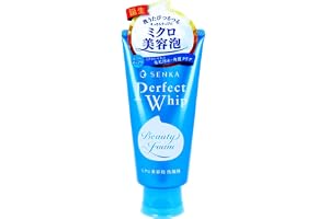 Senka Perfect Whip 120g, fuktgivande ansiktsrengöringsskum, berikad med silke och hyaluronsyra, tillverkad i Japan