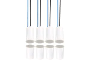 Gebildet 4set Vit magnetomkopplare Kabeldragning NO/NC Infälld dörrsensor Gömt fönster Kontakt Reed Switch för åtkomstkontrol