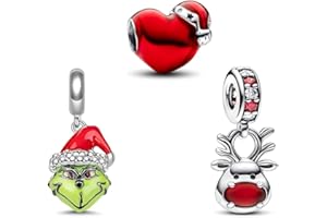 TCZNAF Ciondolo Amore e Famiglia Charm Pendant Compatibile per Bracciali Europei Festa della Compleanno e San Valentino Gifts da donna