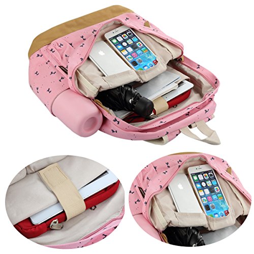 SymbolLife M  dchen Rucksack damen Teenager Schulrucksack Casual Daypack Reisetasche Sports Wandern Rucksack f  r Universit  t Outdoor Freizeit Rucks 