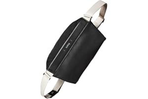Bellroy Sling Mini Premium (4 litri, borsa a tracolla in pelle, occhiali da sole, telefono, portafoglio, piccoli oggetti di uso quotidiano) - Black Sand