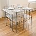 Produktbild Cecilia 5 Stück Dinner-Tabelle und Stühle Set Qualität Modern Dining