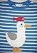 Baby Boys Striped Applique Seagull T-Shirt (0-3 Months)
