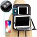Produktbild IACON Rückenlehnenschutz Auto Computer Desk Auto Organizer Faltbare autositz organizer kinder tablet Aufbewahrungstasche Trittmatte Reise (Schwarz)
