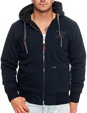 Poolman Classic Sweatjacke Kapuzenpullover mit Futter