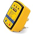 Martindale EZ365 Socket, Earth Loop and RCD Tester, Yellow, 65 x 80 x 59 mm