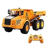 Aus ABS, stoßfest und langlebig, umweltfreundlich und sicher; Die Gummireifen sind verschleißfest, rutschhemmend und wirken wirkungsvoll gegen Straßenstöße. Simulierte Kabine und exquisites Interieur, realistisch und lebendig