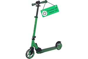 ‎HUDORA HUDORA Scooter Up 145 Junior - Hochwertiger & sicherer Kinder Roller ab 3 Jahre - Zusammenklappbarer City Roller mit 145 mm Rollen - Höhenjustierbarer Scooter für Jungen & Mädchen bis 60 kg