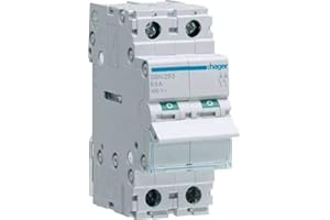 Hager Interruptor modular, 2 polos, 63A