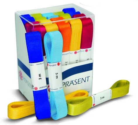 Preisvergleich Produktbild Geschenkband Zierband 15mmx3m Europa sortiert20Strg. Liefermenge = 20