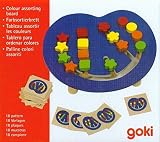 juegos de goku Fabricado en madera Goki- Juegos Educativos Tablero para Ordenar Colores, (Gollnest & Kiesel KG G1063/58866)