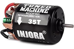 INJORA RC Motor 540 Cepillado Impermeable Motor Brushed Waterproof Motor para 1/10 Crawler Axial TRX4 D90 MST CC01 VS4-10 Redcat Gen 8 7 Pro Enduro SCX10 Pro(35T)